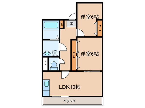 園田エクセルマンションの物件間取画像